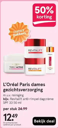 Etos L'Oréal Paris dames gezichtsverzorging aanbieding