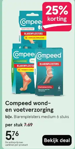 Etos Compeed wond en voetverzorging aanbieding
