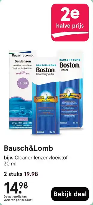 Etos Bausch&Lomb aanbieding