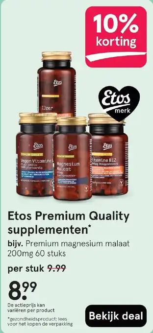 Etos Etos Premium Quality supplementen aanbieding