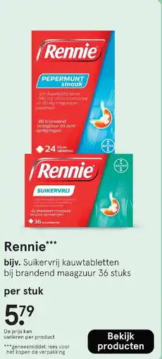 Etos Rennie aanbieding