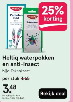 Etos Heltiq waterpokken en anti insect aanbieding