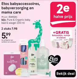 Etos Etos babyaccessoires, babyverzorging en mama care aanbieding