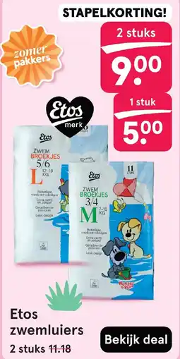 Etos Etos zwemluiers aanbieding