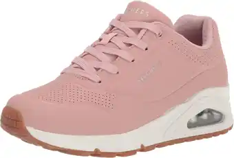 Amazon Skechers Uno Stand On Air dames Sneaker Low top, Blush Durabuck, 41 EU aanbieding