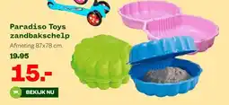 Welkoop Paradiso Toys zandbakschelp aanbieding