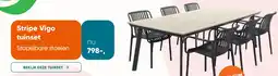 Van der Garde tuinmeubelen Stripe Vigo tuinset aanbieding