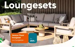 Van der Garde tuinmeubelen Verano/Demi loungeset aanbieding