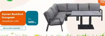 Van der Garde tuinmeubelen Azoren Rockford loungeset aanbieding