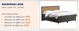 TotaalBED BOXSPRING LEON aanbieding