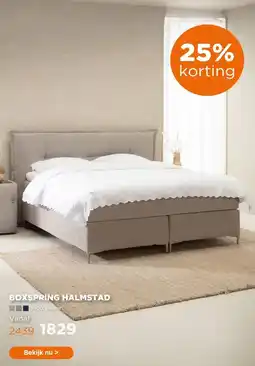 TotaalBED Boxspring Halmstad aanbieding