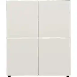 Trendhopper Opbergkast Moiano wit aanbieding