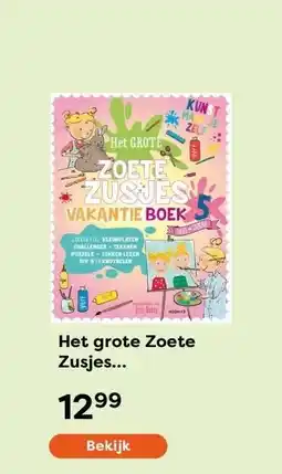 The Read Shop Het grote Zoete Zusjes vakantieboek 5 aanbieding