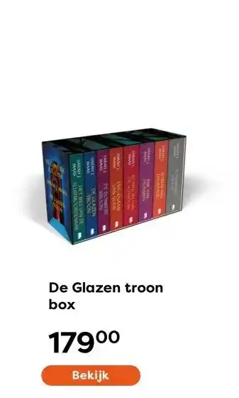 The Read Shop De Glazen troon box aanbieding