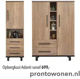 Pronto wonen Opbergkast Adanti aanbieding