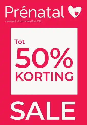 Prenatal Tot 50% KORTING aanbieding