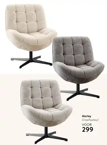 Profijt Meubel Morley Draaifauteuil aanbieding