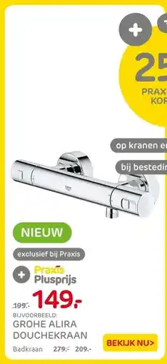 Praxis GROHE ALIRA DOUCHEKRAAN aanbieding