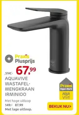Praxis AQUAVIVE WASTAFEL- MENGKRAAN IRMINIOO aanbieding
