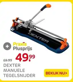 Praxis DEXTER MANUELE TEGELSNIJDER aanbieding