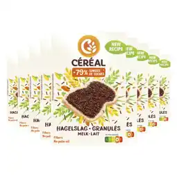 Plein.nl 9x Céréal Hageslag Melk 200 gr aanbieding