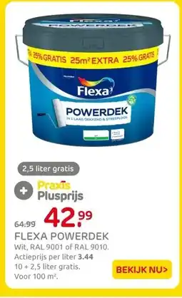 Praxis FLEXA POWERDEK aanbieding