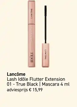Mooi parfumerie Lancôme Lash Idôle Flutter Extension aanbieding