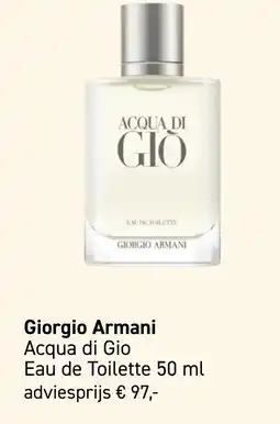 Mooi parfumerie Giorgio Armani Acqua di Gio Eau de Toilette 50 ml aanbieding