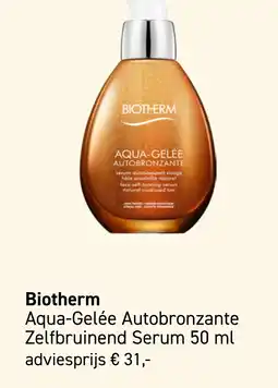 Mooi parfumerie Biotherm Aqua-Gelée Autobronzante Zelfbruinend Serum 50 ml aanbieding