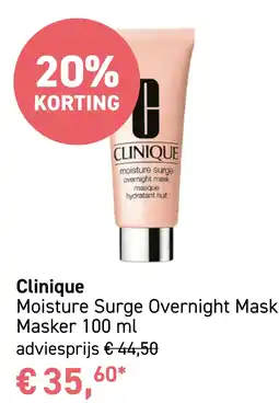 Mooi parfumerie Clinique Moisture Surge Overnight Mask aanbieding