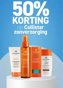 Mooi parfumerie 50% KORTING op Collistar zonverzorging aanbieding
