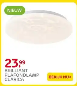 Praxis BRILLIANT PLAFONDLAMP CLARICA aanbieding