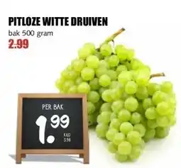 MCD Supermarkt PITLOZE WITTE DRUIVEN aanbieding