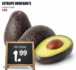MCD Supermarkt EETRIJPE AVOCADO'S aanbieding