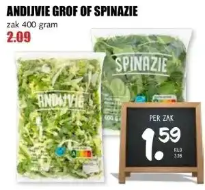 MCD Supermarkt ANDIJVIE GROF OF SPINAZIE aanbieding