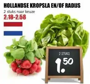 MCD Supermarkt HOLLANDSE KROPSLA EN/OF RADIJS aanbieding