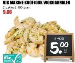 MCD Supermarkt VIS MARINE KNOFLOOK WOKGARNALEN aanbieding