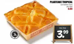 MCD Supermarkt PLAATCAKE TROPICAL aanbieding