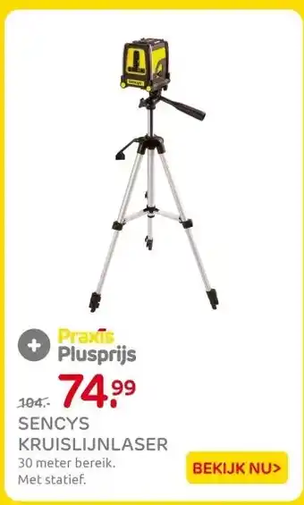 Praxis SENCYS KRUISLIJNLASER aanbieding