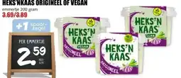 MCD Supermarkt HEKS'NKAAS ORIGINEEL OF VEGAN aanbieding