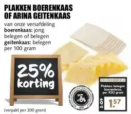MCD Supermarkt PLAKKEN BOERENKAAS OF ARINA GEITENKAAS aanbieding