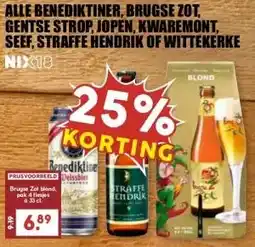 MCD Supermarkt ALLE BENEDIKTINER, BRUGSE ZOT, GENTSE STROP, JOPEN, KWAREMONT, SEEF, STRAFFE HENDRIK OF WITTEKERKE aanbieding