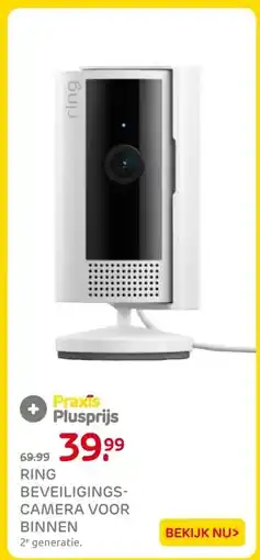 Praxis RING BEVEILIGINGS- CAMERA VOOR BINNEN aanbieding