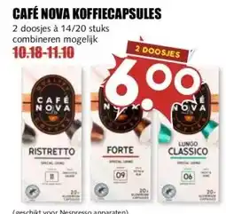 MCD Supermarkt CAFÉ NOVA KOFFIECAPSULES aanbieding