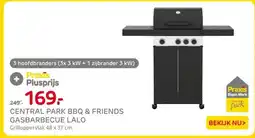 Praxis CENTRAL PARK BBQ & FRIENDS GASBARBECUE LALO aanbieding