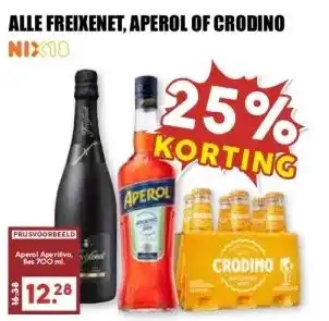 MCD Supermarkt ALLE FREIXENET, APEROL OF CRODINO aanbieding