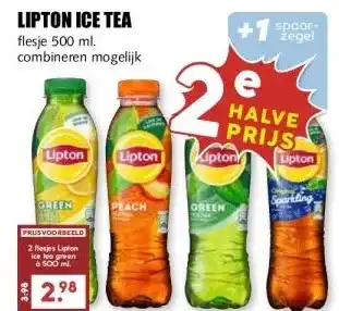 MCD Supermarkt LIPTON ICE TEA aanbieding
