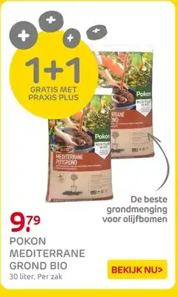 Praxis POKON MEDITERRANE GROND BIO aanbieding