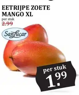 MCD Supermarkt EETRIJPE ZOETE MANGO XL aanbieding