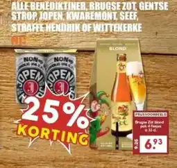 MCD Supermarkt ALLE BENEDIKTINER, BRUGSE ZOT, GENTSE STROP, JOPEN, KWAREMONT, SEEF, STRAFFE HENDRIK OF WITTEKERKE aanbieding